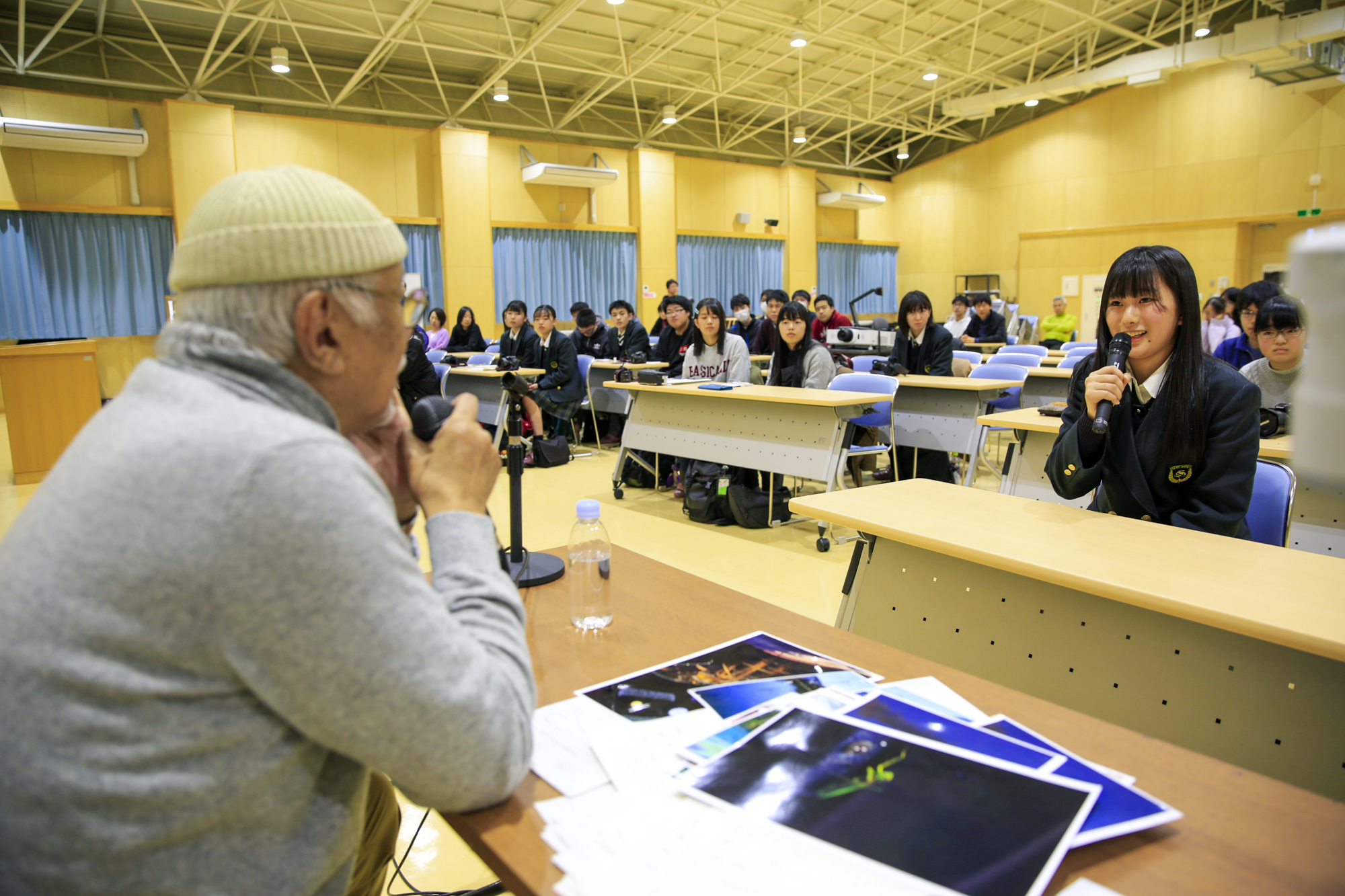 高校生写真講評会と写真談笑